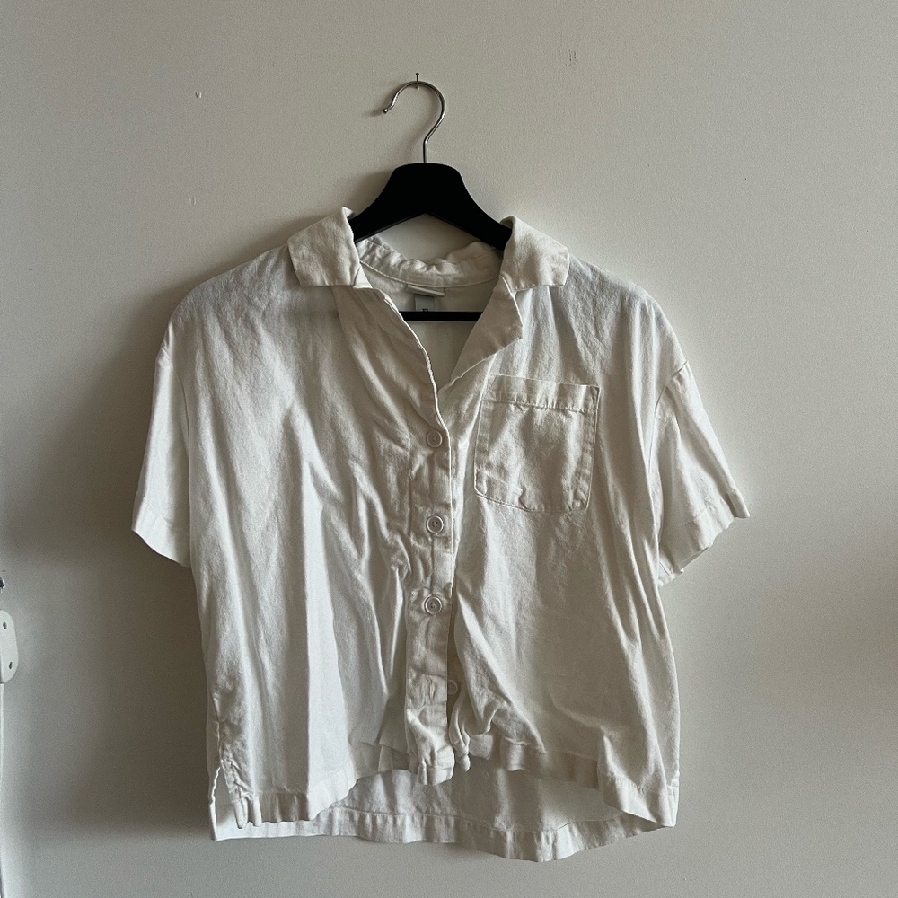 White button up shirt